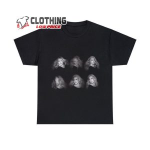 Adele Black And White Unisex Heavy Cotton Tee 3