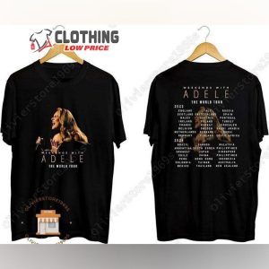 Adele World Tour T-Shirt, Adele 2023-2024 Tour Shirt, The Weekends With Adele Shirt