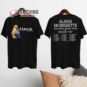 Alanis Morissette 2024 Tour Shirt Alanis Morissette The Triple Moon Tour 2024 T Shirt