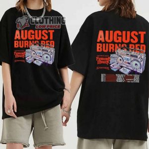 August Burns Red Mini Tour 2024 Merch August Burns Red And Fuming Mouth 2024 Tour Dates T Shirt