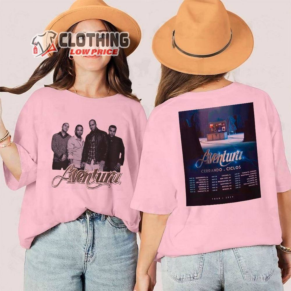 Aventura Cerrando Ciclos Merch, Aventura Tour 2024 Shirt, Aventura Tour