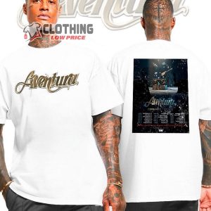 Aventura Concert 2024 Merch 2024 Aventura Tour Cerrando Ciclos Shirt Aventura Tour Dates 2024 T shirt