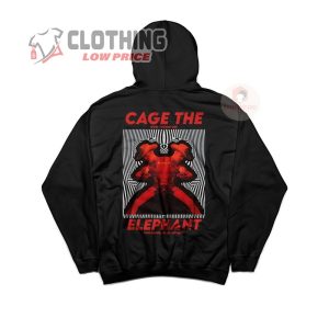 Cage The Elephant Unisex Hoodie, Cage The Elephant Tour Shirt, Cage The Elephant Album Covers Merch