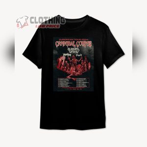 Cannibal Corpse European Tour 2024 Merch, Cannibal Corpse Tour 2024 Tickets Shirt, Cannibal Corpse Fan Gift Shirt