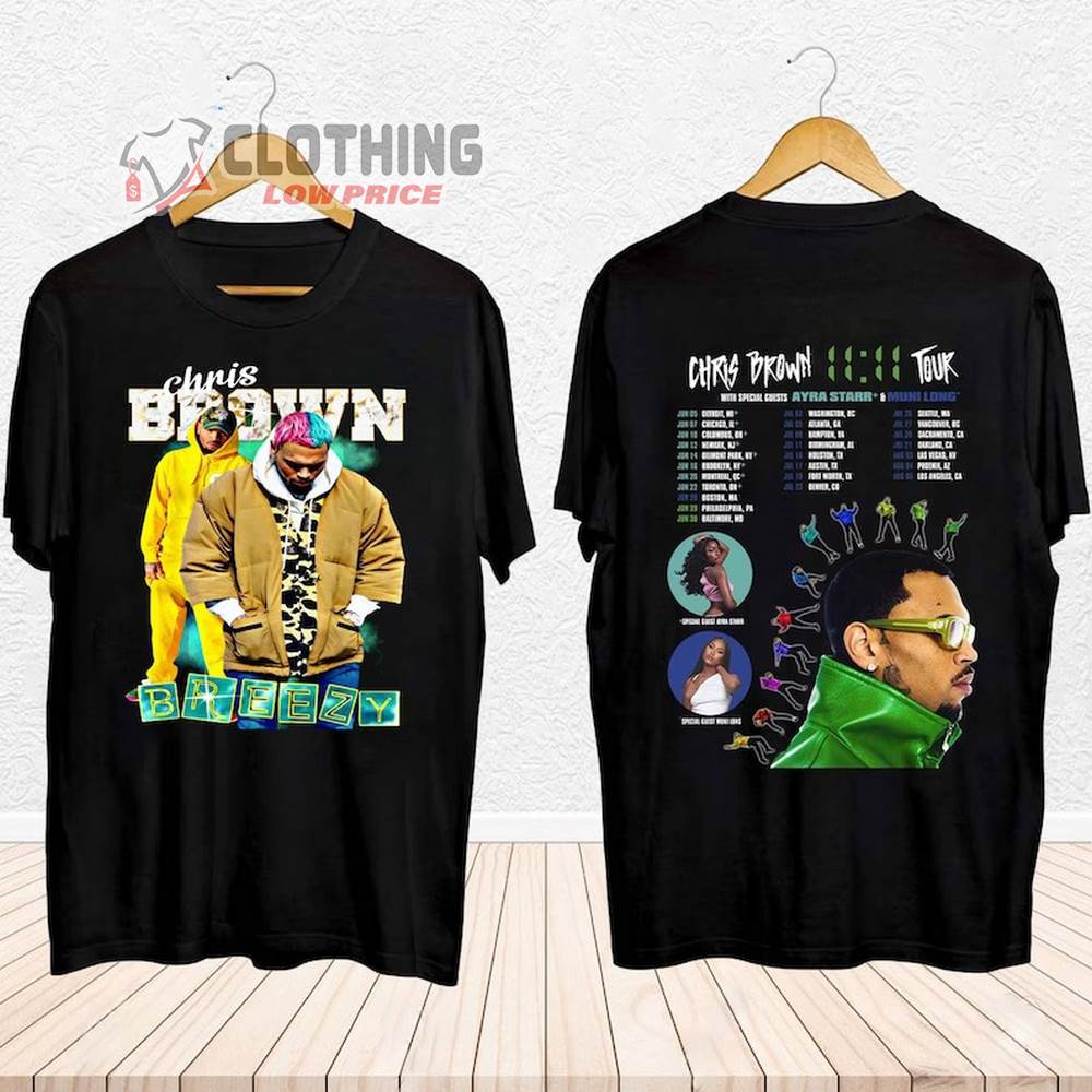 Chris Brown 11 11 Tour 2024 Merch, Chris Brown Meet And Greet 2024