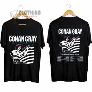 Conan Gray North America 2024 Tour Merch, Conan Gray – Found Heaven On Tour 2024 Shirt, Conan Gray Tour Dates 2024 T-Shirt