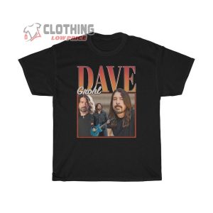 Dave Grohl Homage Shirt, Dave Grohl Fan Shirt, Dave Grohl Gift For Him Her Tees