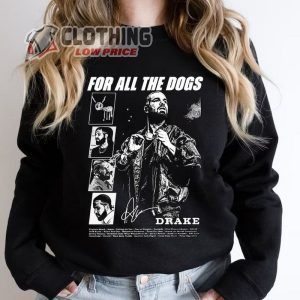 Drakes Albums T- Shirt, Drake Concert shirt, Drake For All The Dogs Shirt