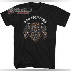 FEA Foo Fighters Owl Mens Soft T-Shirt