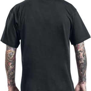 Foo Fighters Mens Bearded Skull Slim Fit T Shirt Black 4