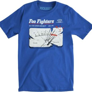 Foo Fighters Men’s Reel to Reel Slim Fit T-Shirt Royal