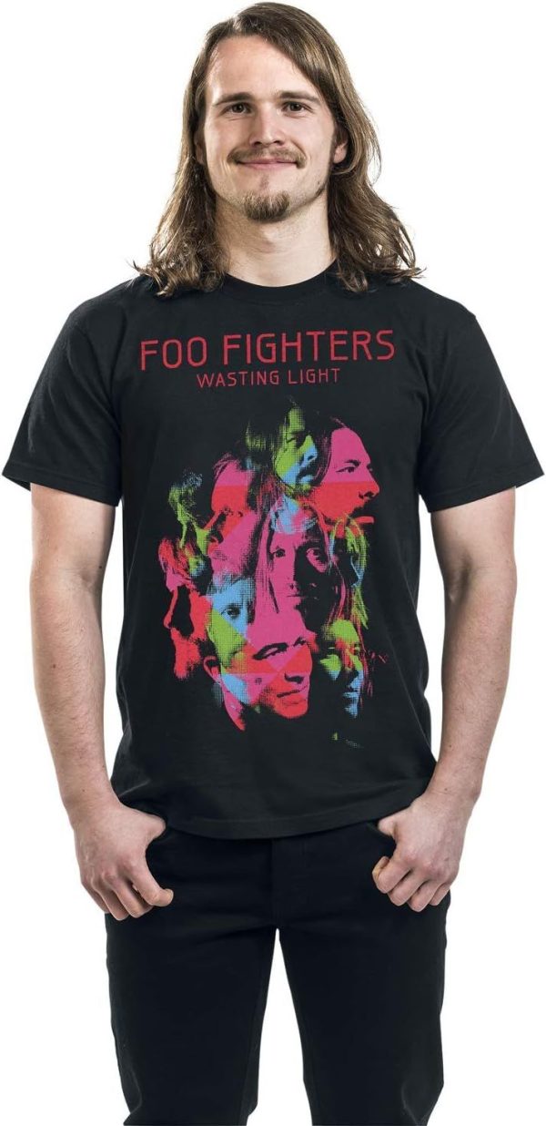 Foo Fighters Men’s Wasting Light Slim Fit T-Shirt Black