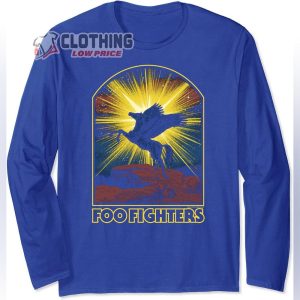 Foo Fighters Pegasus Rock Music by Rock Off Long Sleeve T-Shirt