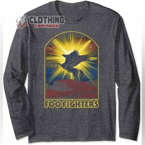 Foo Fighters Pegasus Rock Music by Rock Off Long Sleeve T Shirt 3