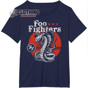Foo Fighters Red Snake Rock Music by Rock Off T Shirt 3