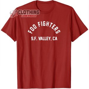 Foo Fighters S.F. Valley Varsity T-Shirt