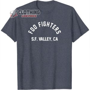 Foo Fighters SF Valley Varsity T Shirt T Shirt 3