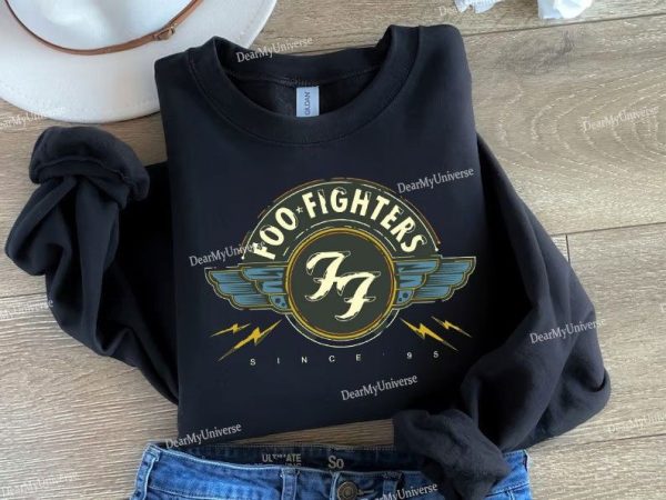 Foo Fighters Shirt, 90’S Rock Band Shirt, Dave Grohl Shirt, Foo Fighters Music Rock Band Merch