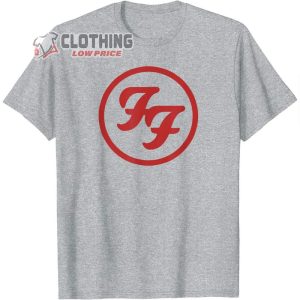 Foo Fighters Short Sleeve Red Circle Logo T-Shirt