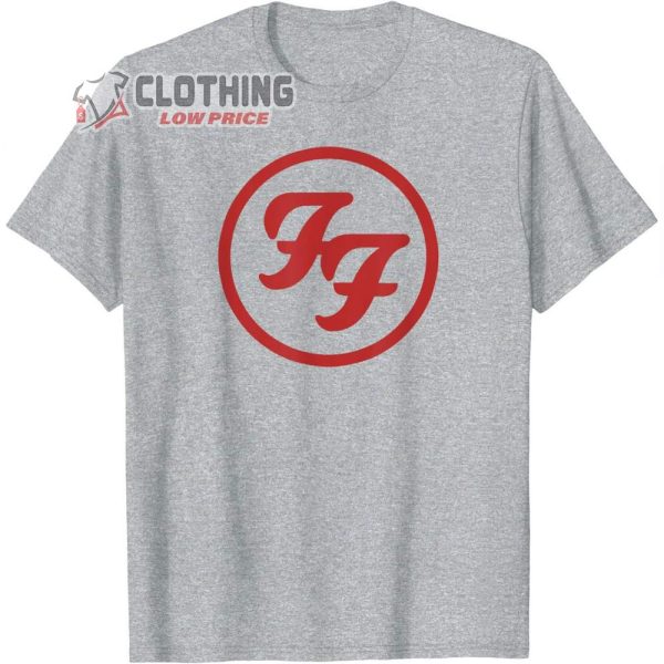 Foo Fighters Short Sleeve Red Circle Logo T-Shirt