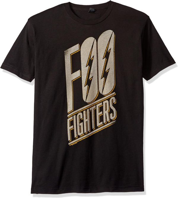 Foo Fighters Slanted Logo Mens Soft T-Shirt