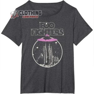 Foo Fighters Spaceship Rock Music by Rock Off T-Shirt