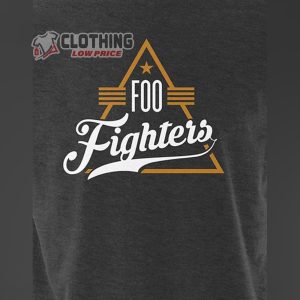 Foo Fighters T Shirt Triangle Band Logo Official Mens