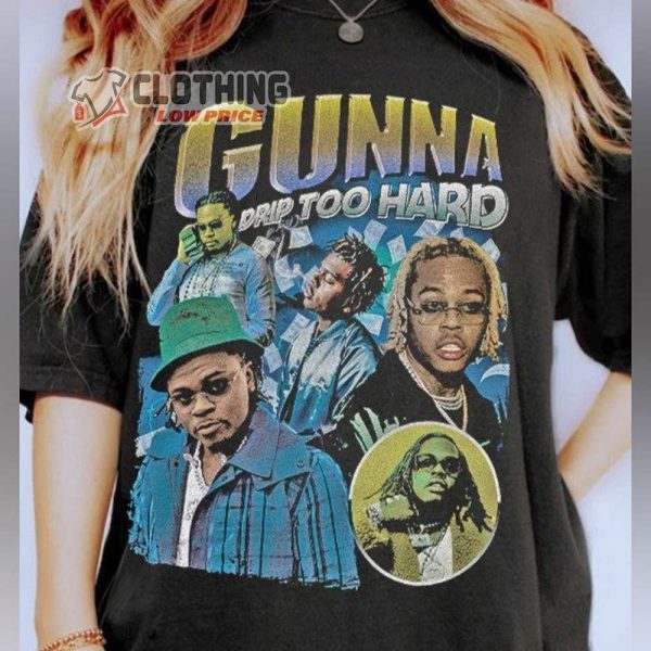 Gunna T-Shirt  Rap Tee Concert Music 2024 Merch