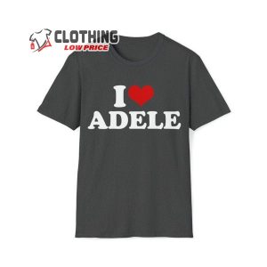 I Love Adele Cute Heart Music Tour T-Shirt