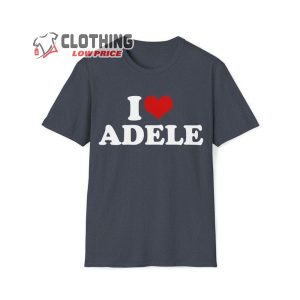 I Love Adele Cute Heart Music Tour T Shirt 2