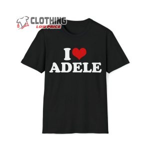 I Love Adele Cute Heart Music Tour T Shirt 3
