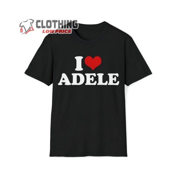 I Love Adele Cute Heart Music Tour T-Shirt
