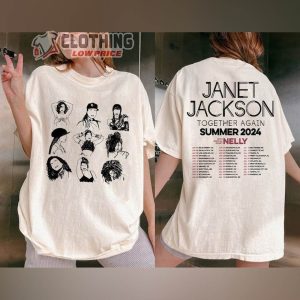 Jackson Music Tour Shirt 2024, Janet Jackson Music Tour Gift For Fan, Janet Jackson Summer Music Tour