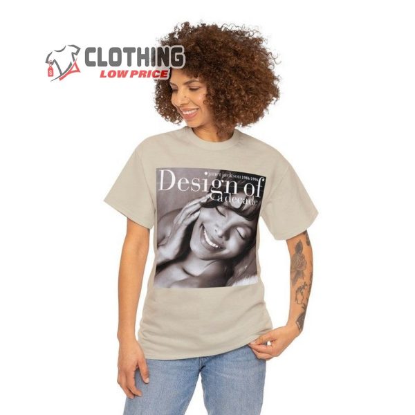 Janet Jackson Design Of A Decade Unisex Heavy Cotton Tee