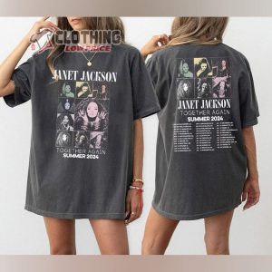 Janet Jackson Together Again Music Tour 2024 Shirt,  Janet Jackson Music Tour Tee