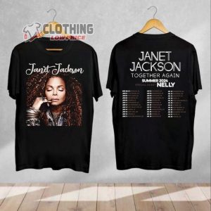 Janet Jackson Together Again Tour T-Shirt, Janet Jackson Tour 2024 Shirt