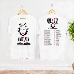 Madonna The Celebration 2024 Tour Graphic Shirt, Madonna Fan Lovers Shirt, Madonna 2024 Concert Merch