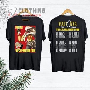 Madonna The Celebration Tour 2024 T- Shirt, Madonna Tour Shirt, Madonna Concert Shirt, Madonna Tour Merch