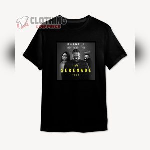 Maxwell The Serenade 2024 North American Tour With Special Guests Jazmine Sullivan And October London T Shirt