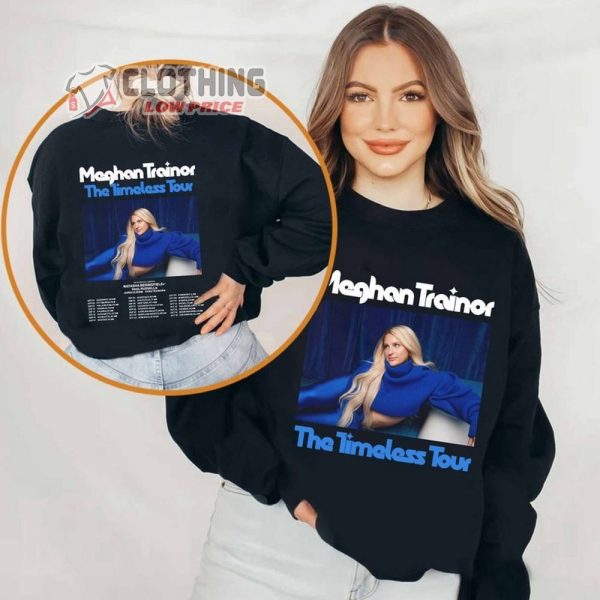 Meghan Trainor Tour 2024 Merch, The Timeless Tour 2024 Shirt, Meghan Trainor Tour 2024 Las Vegas T-Shirt Sweatshirt