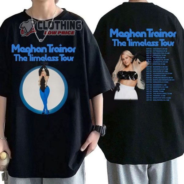 Meghan Trainor Tour Dates 2024 Merch, The Timeless Tour 2024 Shirt, Meghan Trainor Concert 2024 Tickets T-shirt