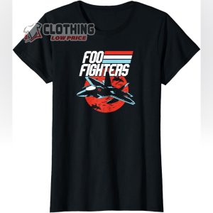 Merch Foo Fighters Fighter Jet Music Tour 2024 T Shirt 2