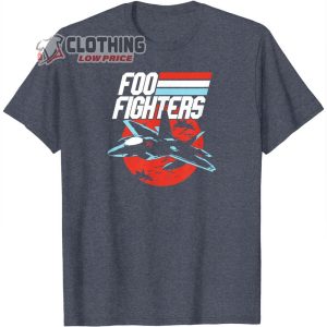 Merch Foo Fighters Fighter Jet Music Tour 2024 T Shirt 3