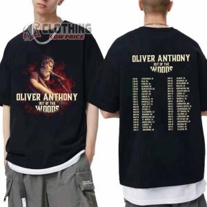 Oliver Anthony Out Of The Woods 2024 Tour Shirt Oliver Anthony Fan Shirt Oliver Anthony 2024 Tour Shirt Out Of The Woods 2024 Concert Sweatshirt 1