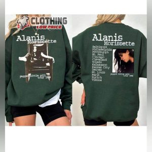 Retro Alanis Morissette T Shirt Music Tour 2024 1