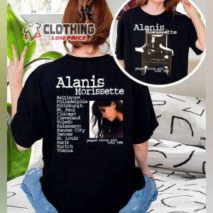 Retro Alanis Morissette T Shirt Music Tour 2024 2