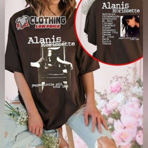 Retro Alanis Morissette T Shirt Music Tour 2024 3