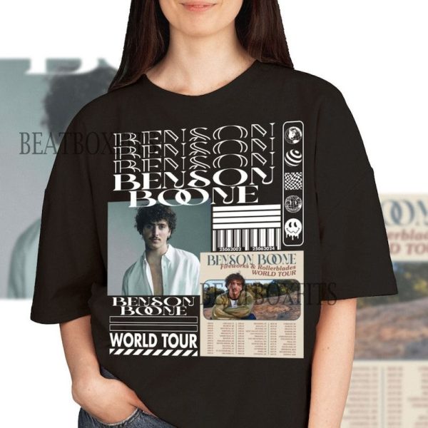 Retro Benson Boone Shirt, Benson Boone Vintage Shirt, Benson Boone Fan Tees