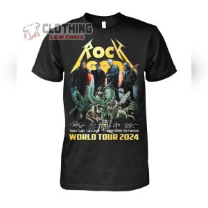 Rock God Metallica World Tour 2024 Signatures Merch Rock God Metallica Hoodie 2