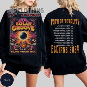 Solar Eclipse 2024 Shirt Eclipse April 18 2024 Distressed T Shirt Lyrics To Total Eclipse Of The Heart Merch 1